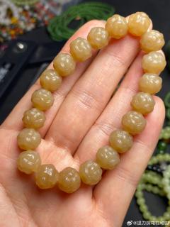 糖玉绣球珠单圈手串